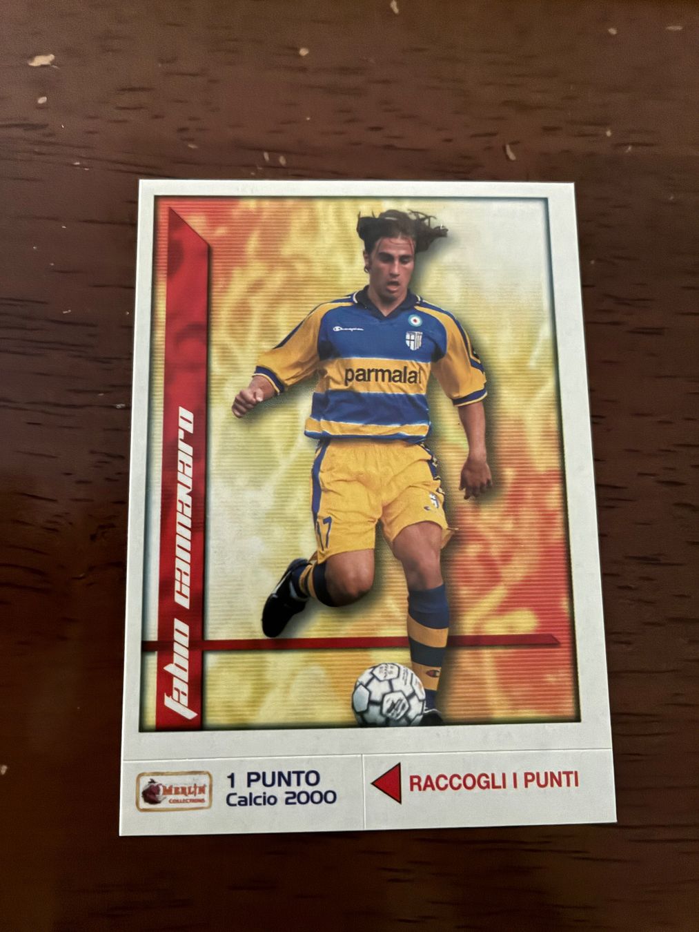 Panini Cartes à collectionner: Panini Merlin 2000 Serie A Fabio Cannavaro - Parma – Neuf (Voir description) à Chur par tozzi-stickerworld