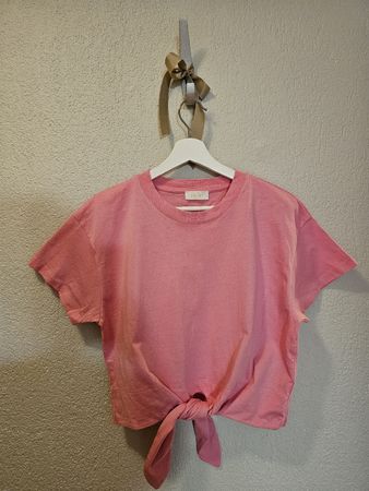Pink LeGer Lena Gercke Damen-T-Shirt mit Knoten