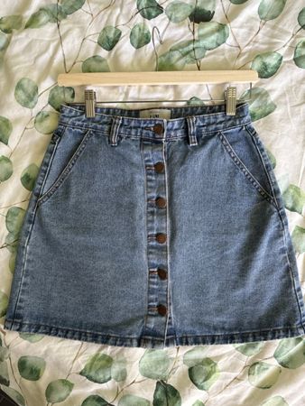 Denim Rock New Look A-Linie blau Grösse 36(!) guter Zustand