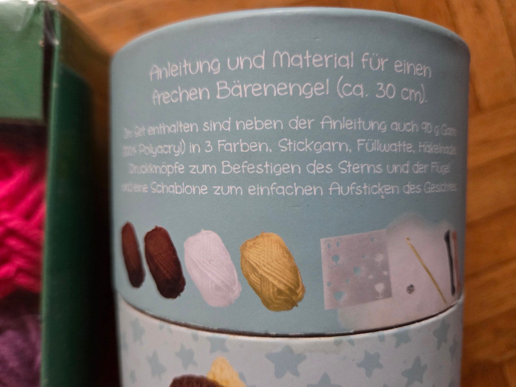 Wolle: Mützen- und Bärhäkelset – Neu und originalverpackt aus Basel von grandfamily 5
