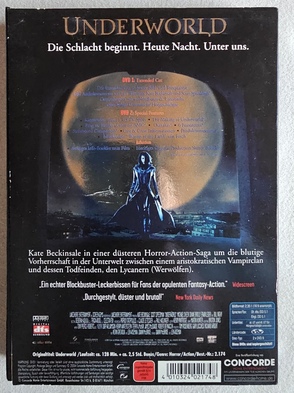 Tous les DVDs: DVD Underworld - Extended Cut  – D'occasion à Bütschwil par Taranabo 1