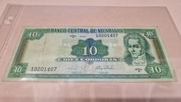 Nicaragua 10 Cordobas 1999, Banknote, Schein, Billet