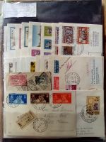 IT/Jug./GR FDC 1958-83, 27Br.,Umberto,Flugp.,Sieg,Porto..