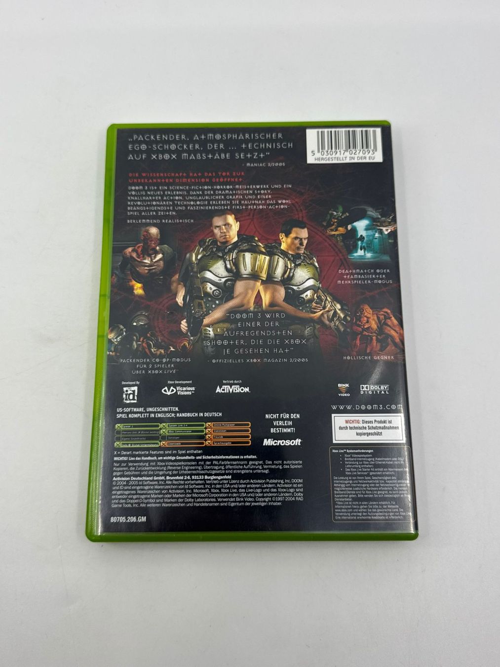 Giochi: Doom 3 (XBOX) – Usato da Herisau venduto da Seyashop1 2