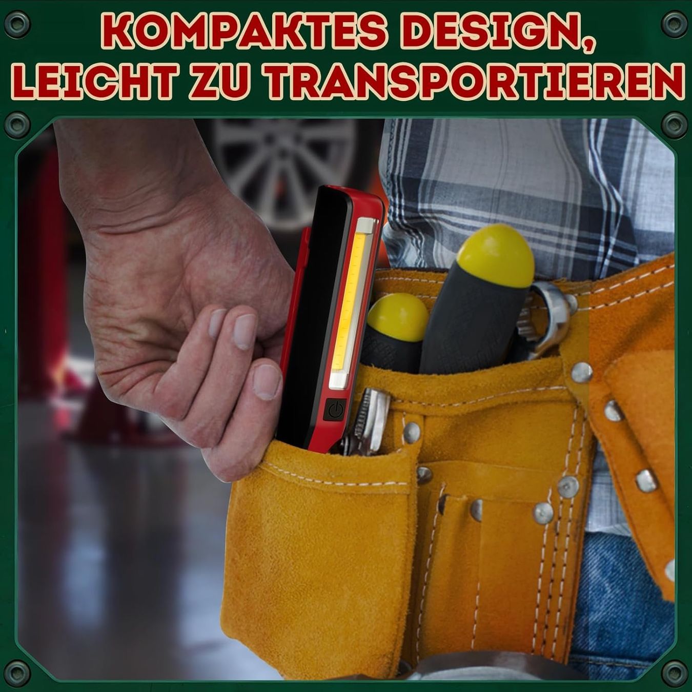 Lampade: 2x LED Arbeitsleuchte Taschenlampe mit Magnet – Nuovo e nell'imballaggio originale da Nuglar venduto da SaleRitter 4