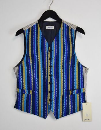 JOOP Herren Gilet Anzugweste/Lp:229Fr/blau,grau/Gr.46/NEU