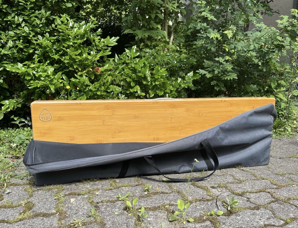 DEFA Europe Campingtisch Klapptisch Bambus (Gebraucht) in Bern fr CHF 100   nur Abholung auf Ricardo kaufen