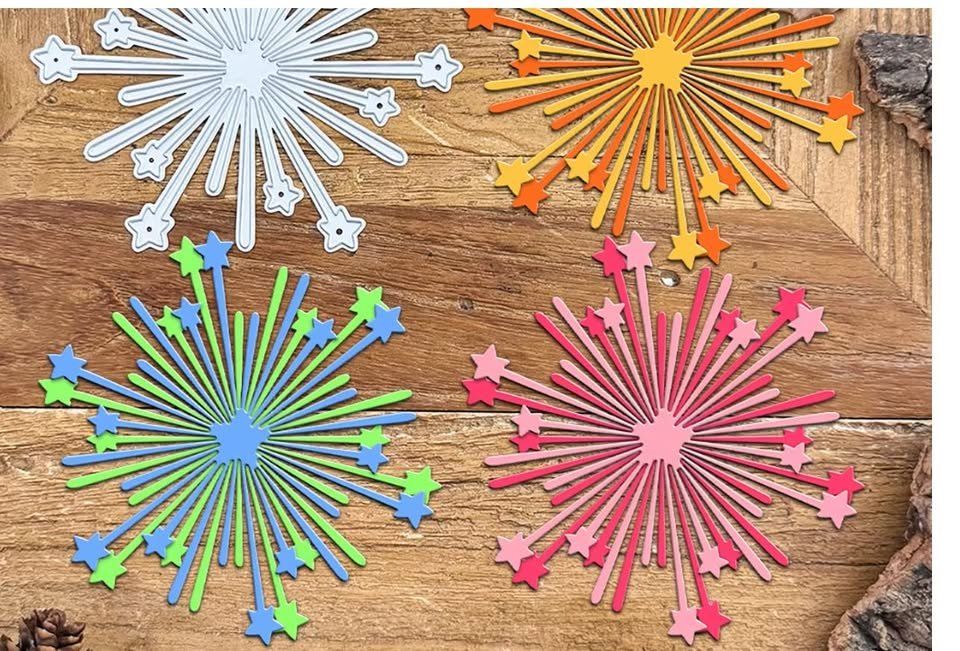 Sciablone: Neue Stanzschablone Feuerwerk – Nuovo e nell'imballaggio originale da Effretikon venduto da wenuss