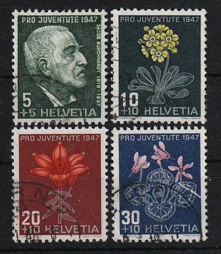 Tutti i francobolli: 1947 Serie Pro Juventute – Usato da Arlesheim venduto da gaugi43