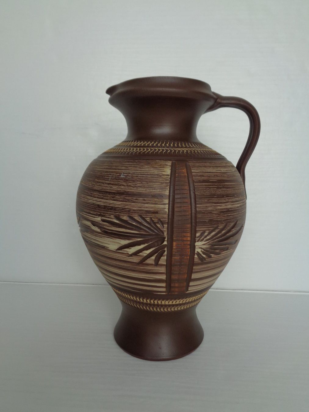 Vasi & Recipienti: Keramik Henkelvase mit Relief - Handarbeit – Usato da Chur venduto da omonia 2