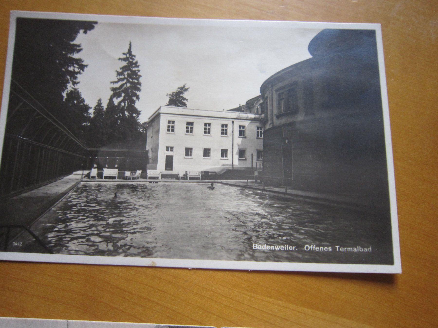 Cartoline postali: No 17 Postkarte Thermalbäder um 1920 – Usato da Gordola venduto da Polentaefung 1