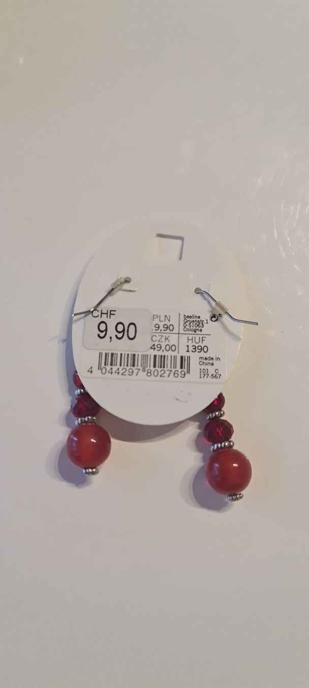Orecchini pendenti & Orecchini a lobo: Rubin rote Ohranhänger von Orsay – Nuovo e nell'imballaggio originale da Brunnen venduto da tan_5pl5 1