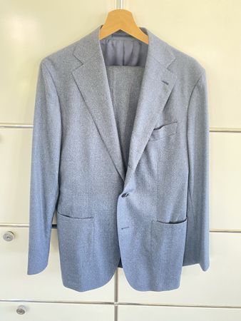 ALFERANO Anzug - Grösse 48 SLIM