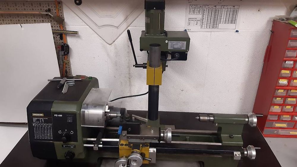 Drehmaschine / Fräsmaschine kombiniert Proxxon PD400 / PF360 | Kaufen ...
