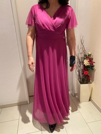 Festliches, elegantes, langes Kleid, Gr. 42Pink💜