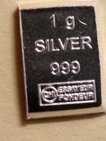 1g ESG  CombiBar Silberbarren  999 Fein Silber