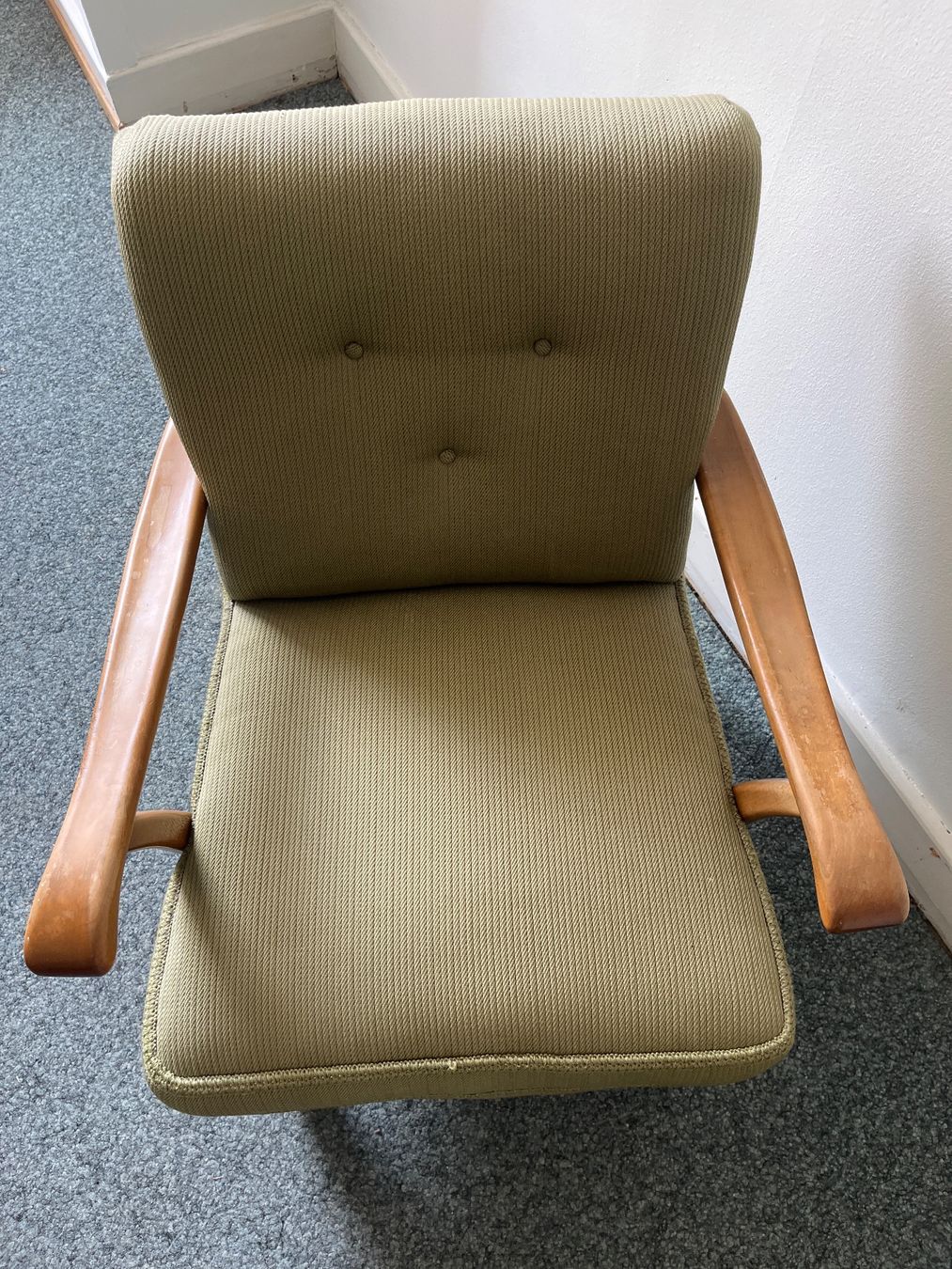 Poltrone: Antiker Sessel grün – Usato da Luzern venduto da stui_0522 1