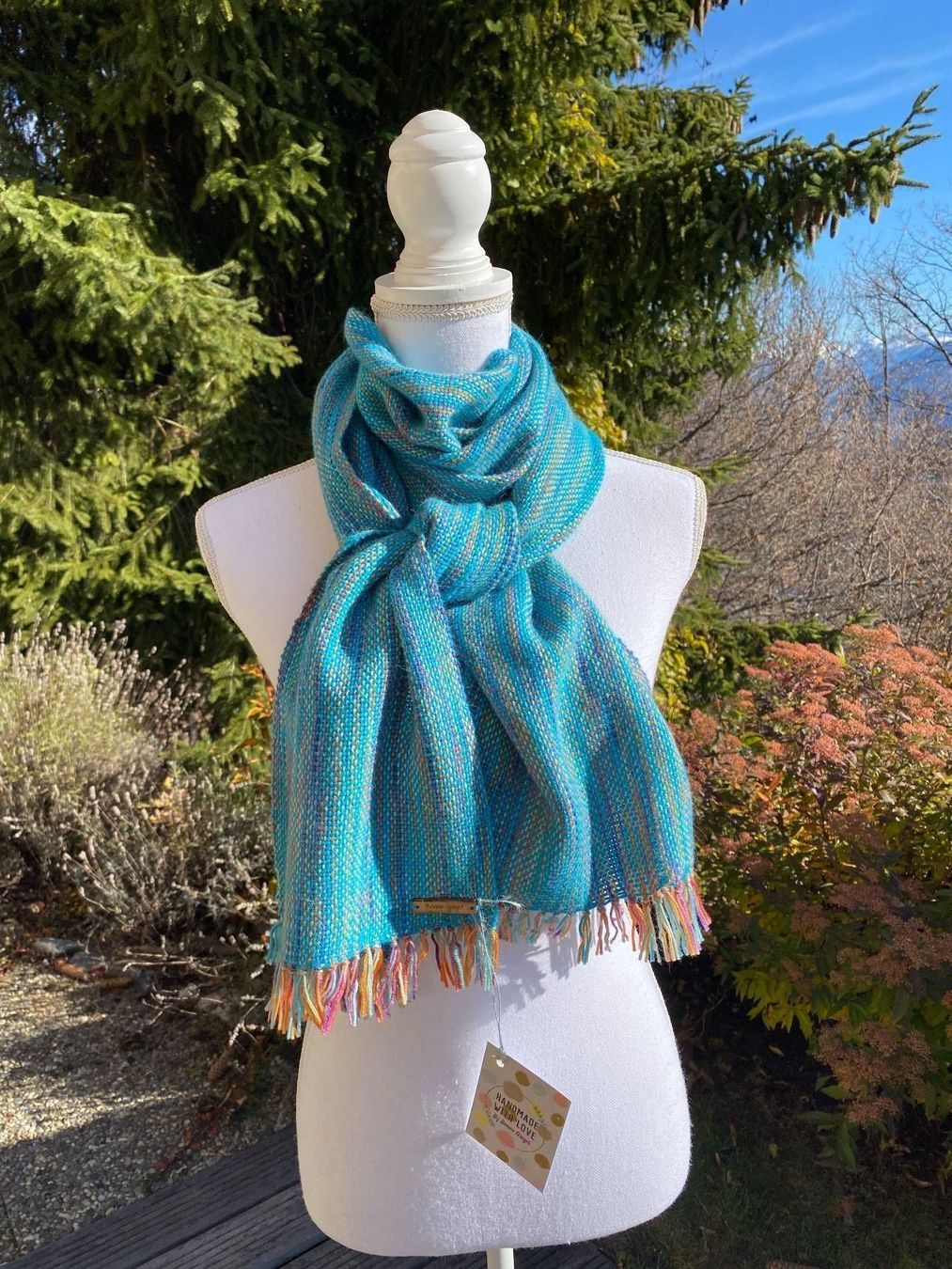 Foulard & Sciarpe: Neuf - Écharpe tissée à la main – Nuovo e nell'imballaggio originale da Randogne venduto da BonnieG 4