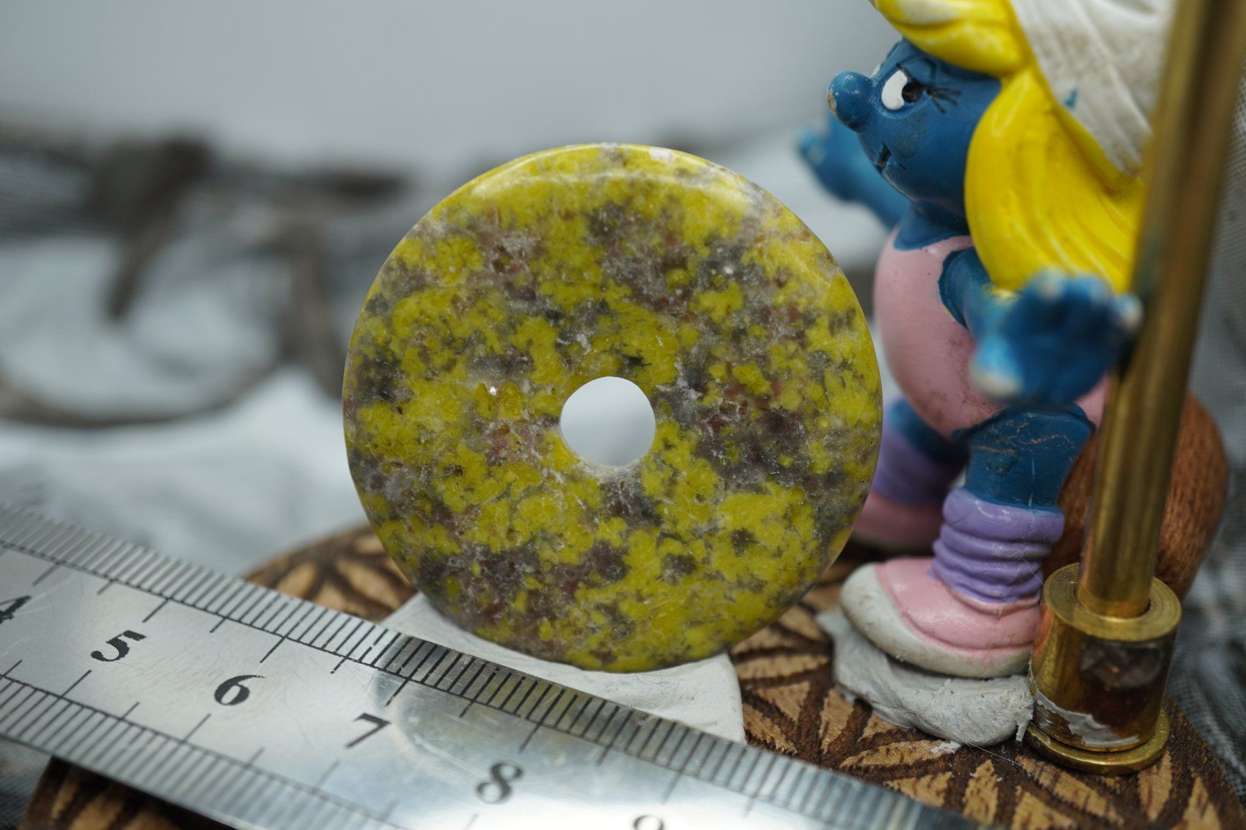 Mineralien & Heilsteine: Lizardit  Pi  Scheibe  ca40mm    ab  1.-     Räumung – Neu und originalverpackt aus Eschenbach SG von topstone 3