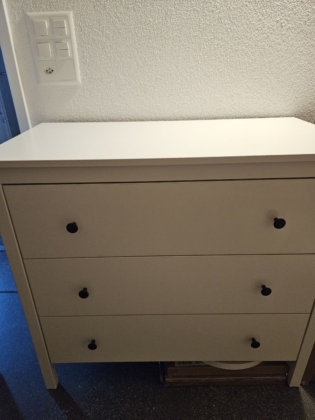 Commodes: Kommode weiss 3 Schubladen  – D'occasion à Anwil par tamoos