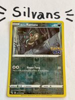 Rattata Reverse Holo 041/078 Pokemon Go Englisch