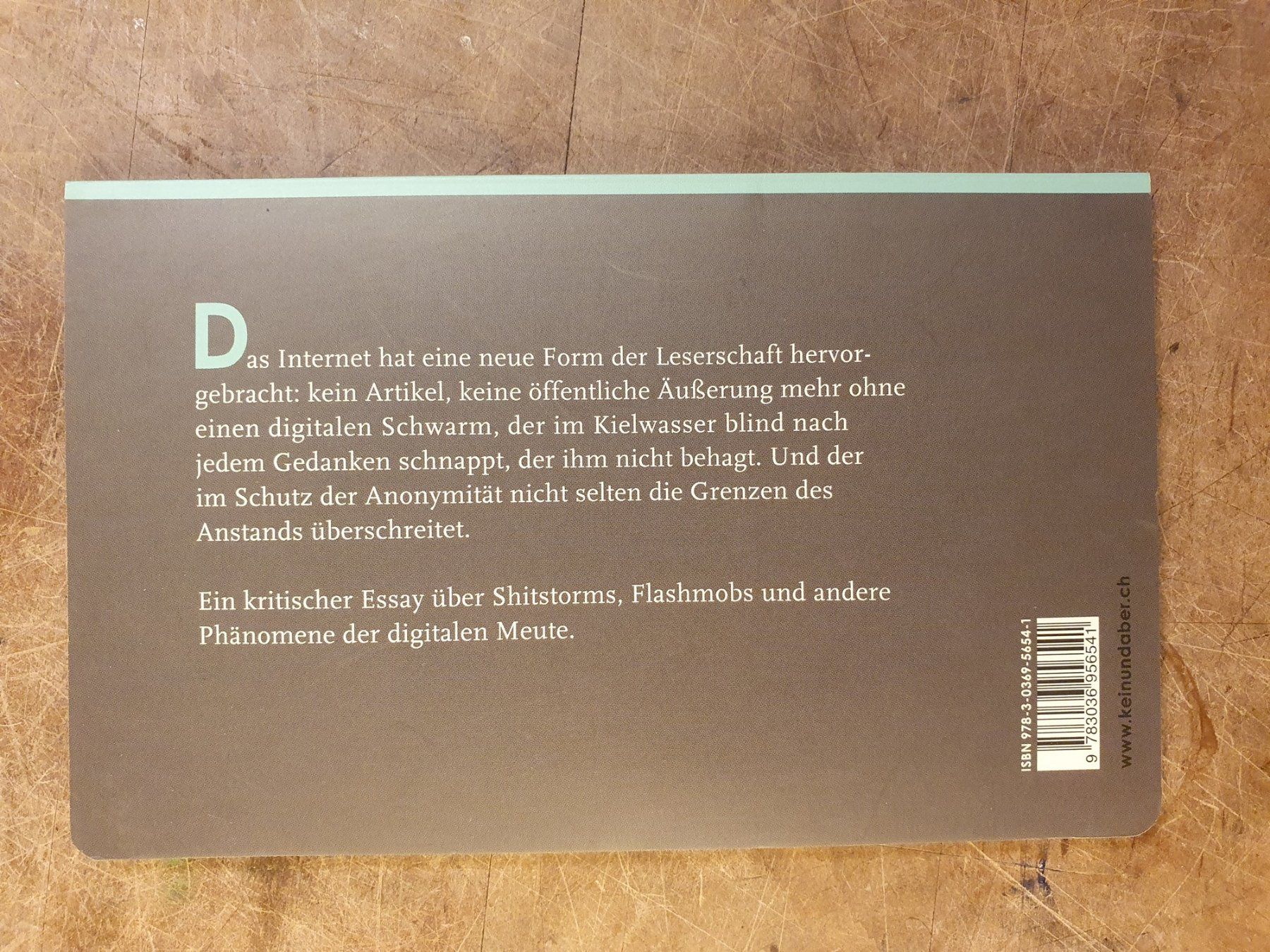 Libri: Meute mit Meinung - Arno Frank – Usato da Zürich venduto da loosebone 1