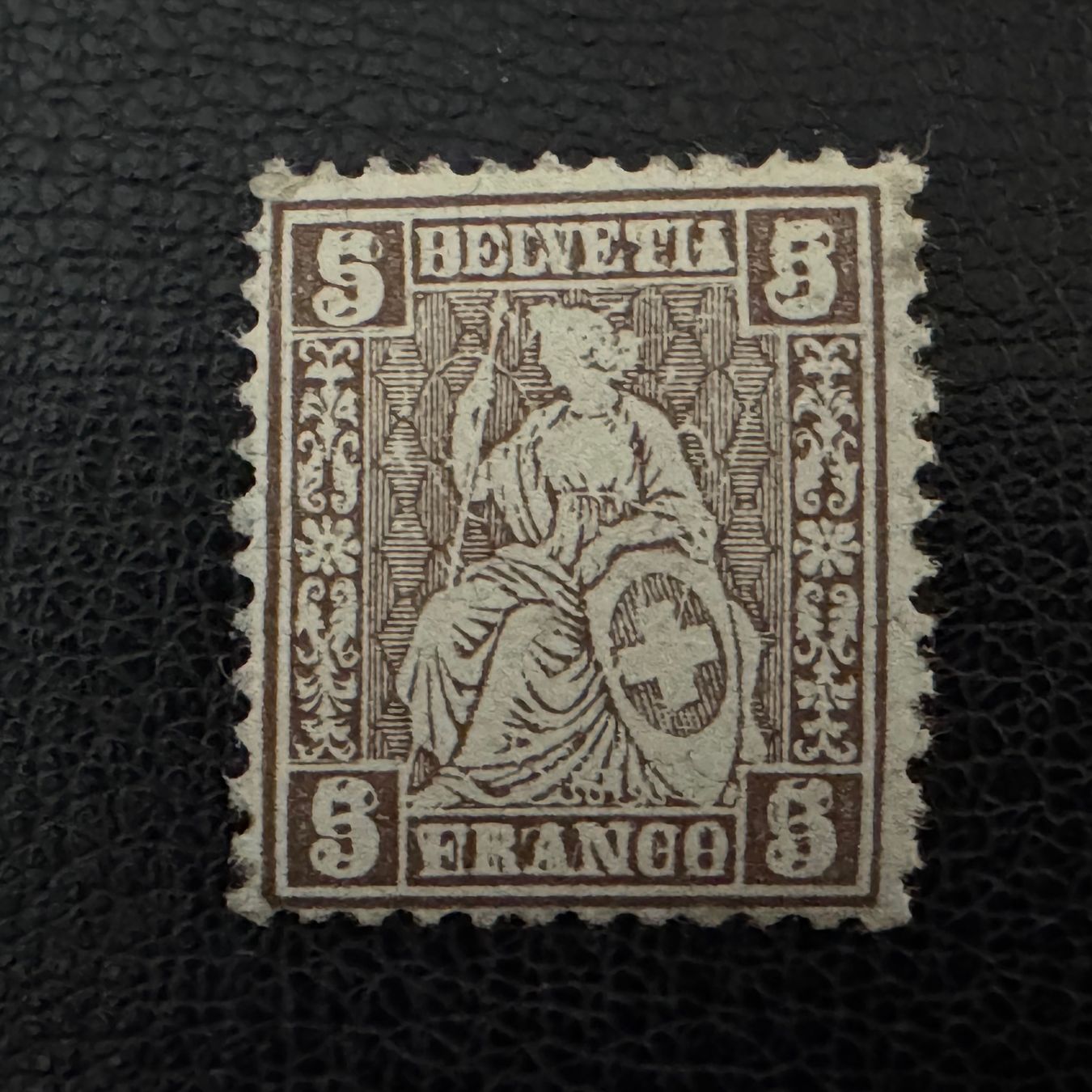 Alle Briefmarken: Freimarken, 2 Abarten, ungebraucht – Gebraucht aus Stallikon von HILDECH1 5