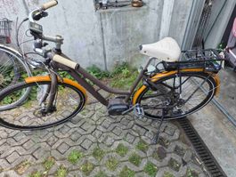 E-Bike Damenfahrrad Velo Shimano Steps Motor ohne akku