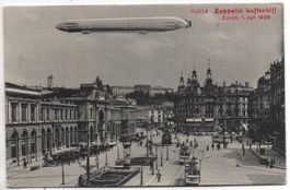 ZÜRICH 1. Juli 1908, Zeppelin Luftschiff