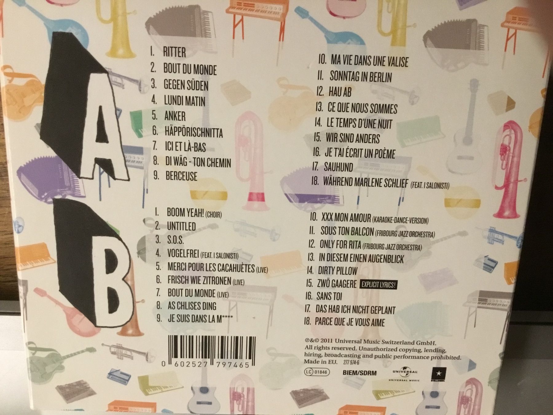 CD: Original Gustav CD Doppelalbum     , – Usato da Thierachern venduto da sweden08 1