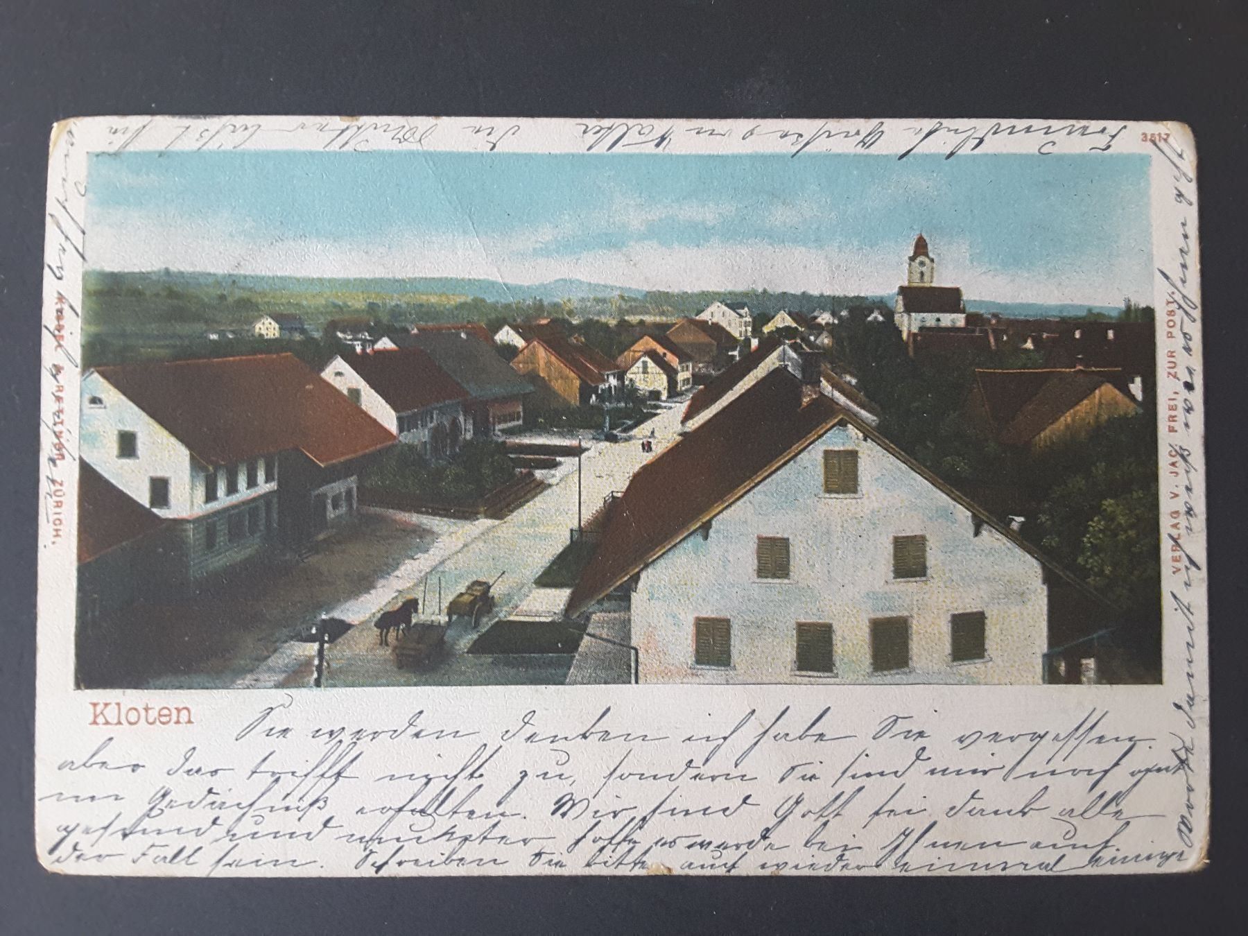 Cartoline postali: AK Kloten , 1902 – Usato da Reichenburg venduto da Pipo-67
