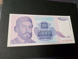 Banknote Jugoslawien 1993 NEU