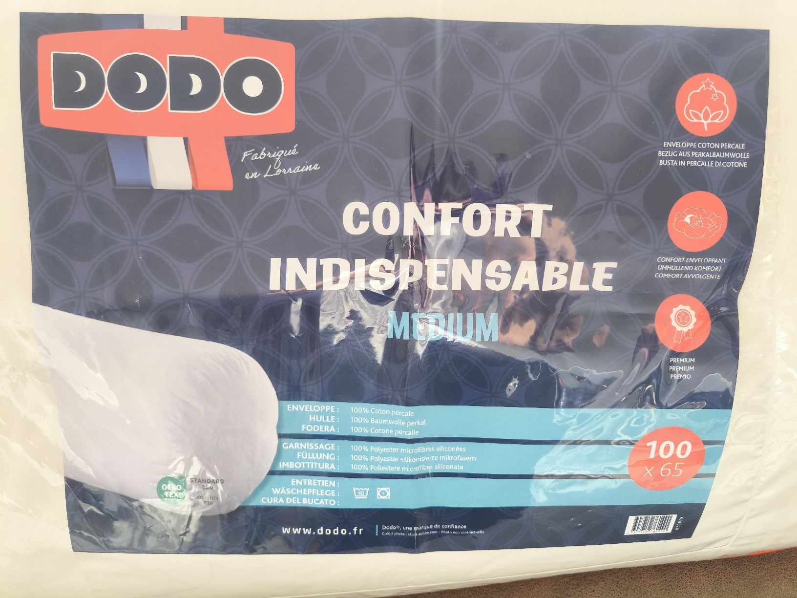 Cuscini: Neues DODO Kopfkissen "Confort Indispensable Medium" – Nuovo e nell'imballaggio originale da Glattpark(Opfikon) venduto da Mirco7777777 1