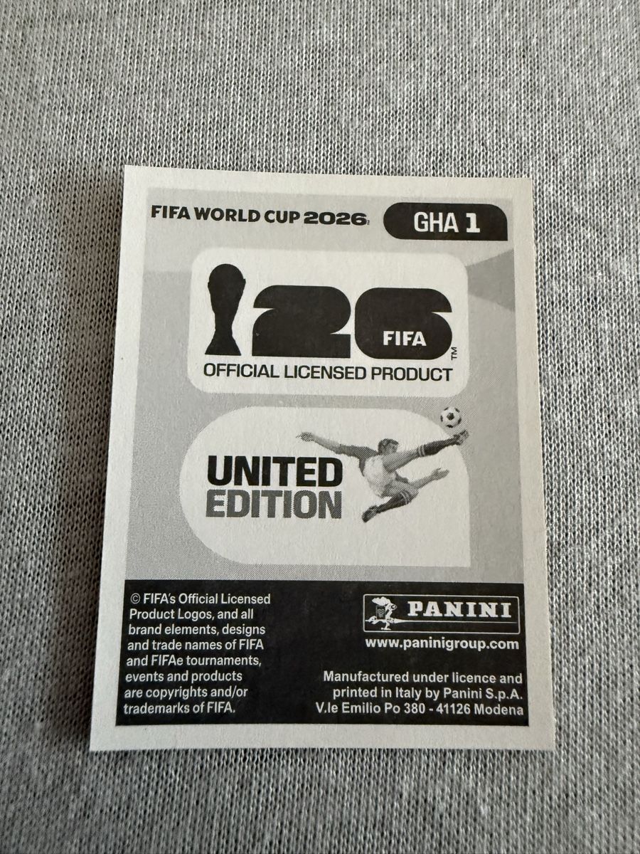 Panini Sammelbilder & Trading cards: GHA 1, Panini – Neu (gemäss Beschreibung) aus Amriswil von ALETAL 1