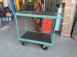 Tischwagen, 2 Böden ohne Kante 85x50xH90cm