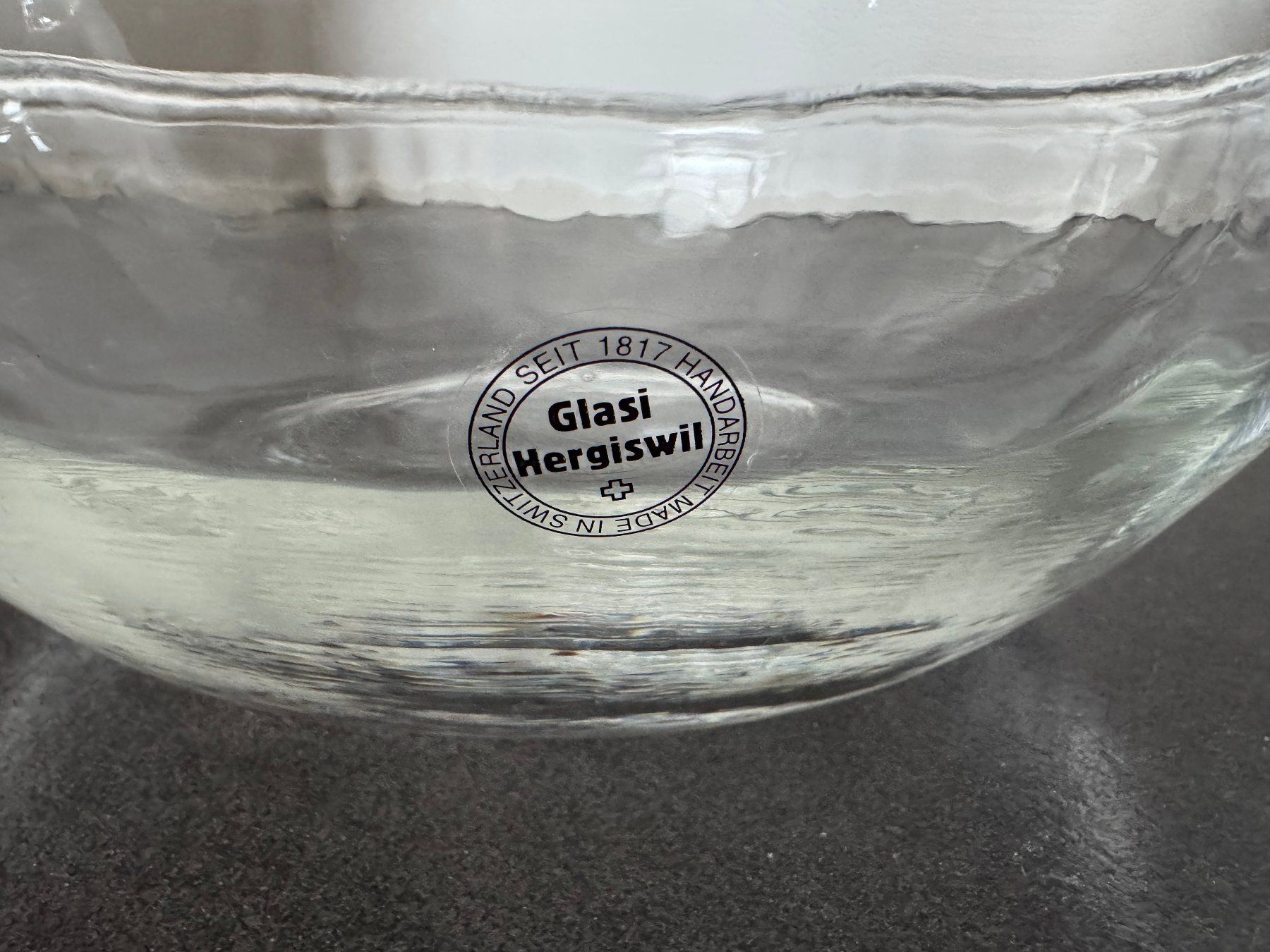 Glasi Hergiswil Schalen: Glasi Hergiswil "Anelli" Schale Modell "riesig" – Gebraucht aus Fribourg von tschjoly 2