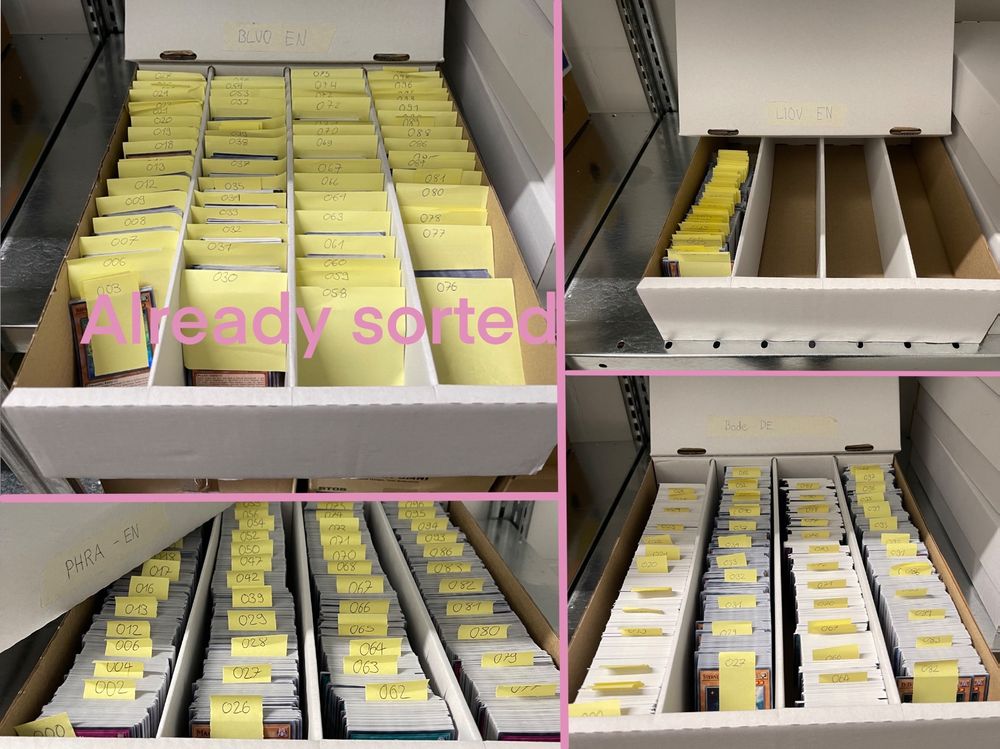 Yu-Gi-Oh Sammlung mit ca 100‘000 Karten inkl 200 Booster 6