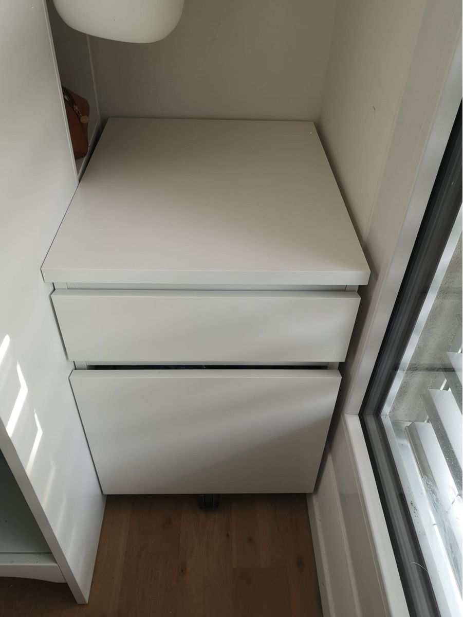 Ikea Korpus: Malm Rollcontainer weiss – Gebraucht aus Saland von Francyherrera 1