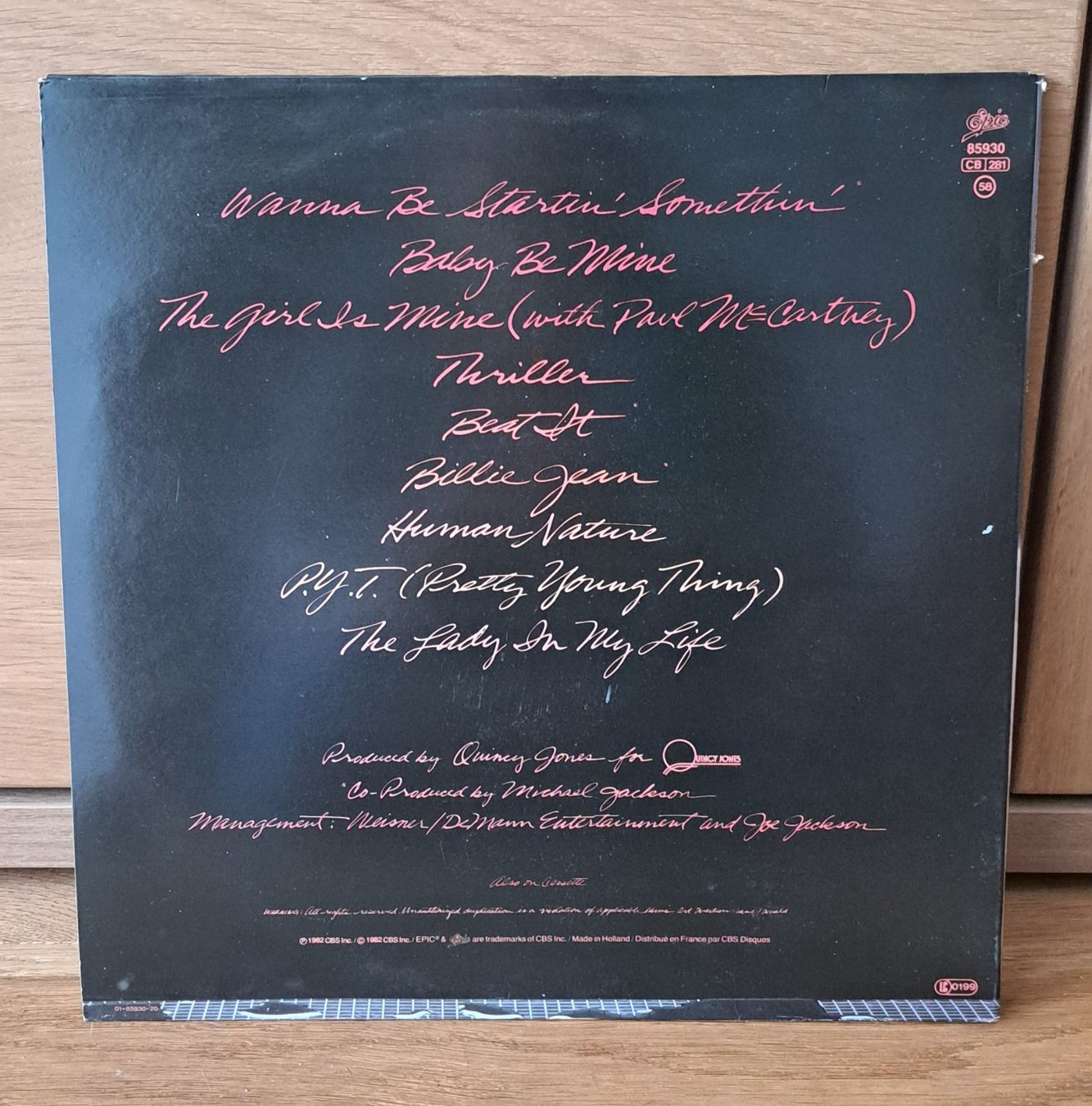 Dischi in vinile: Michael Jackson Thriller 1982 – Nuovo (secondo la descrizione) da Rothrist venduto da Mogli7474 2