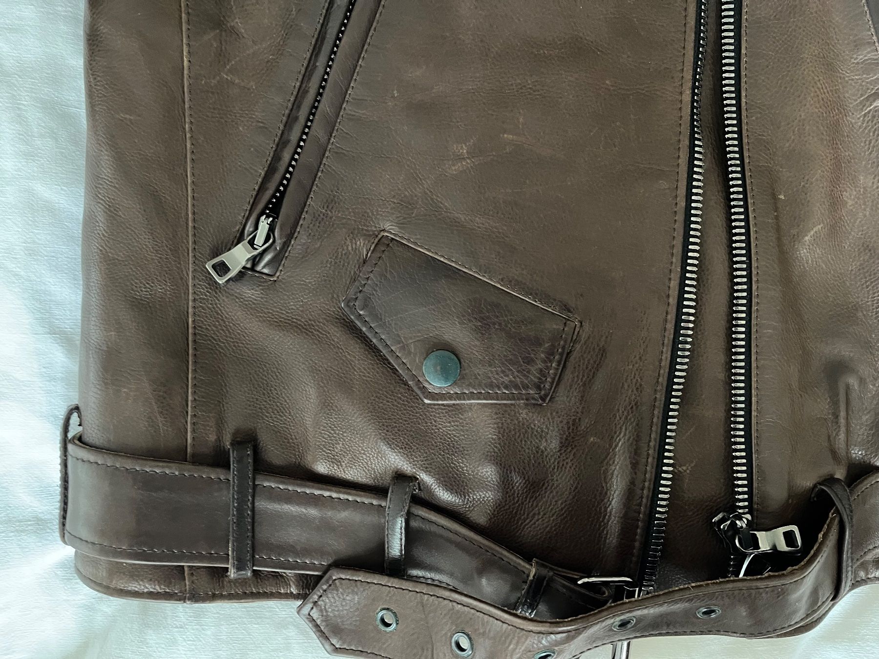 Balmain Giacche: Balmain, veste perfecto en cuir – Usato da Genève venduto da dachaw 5