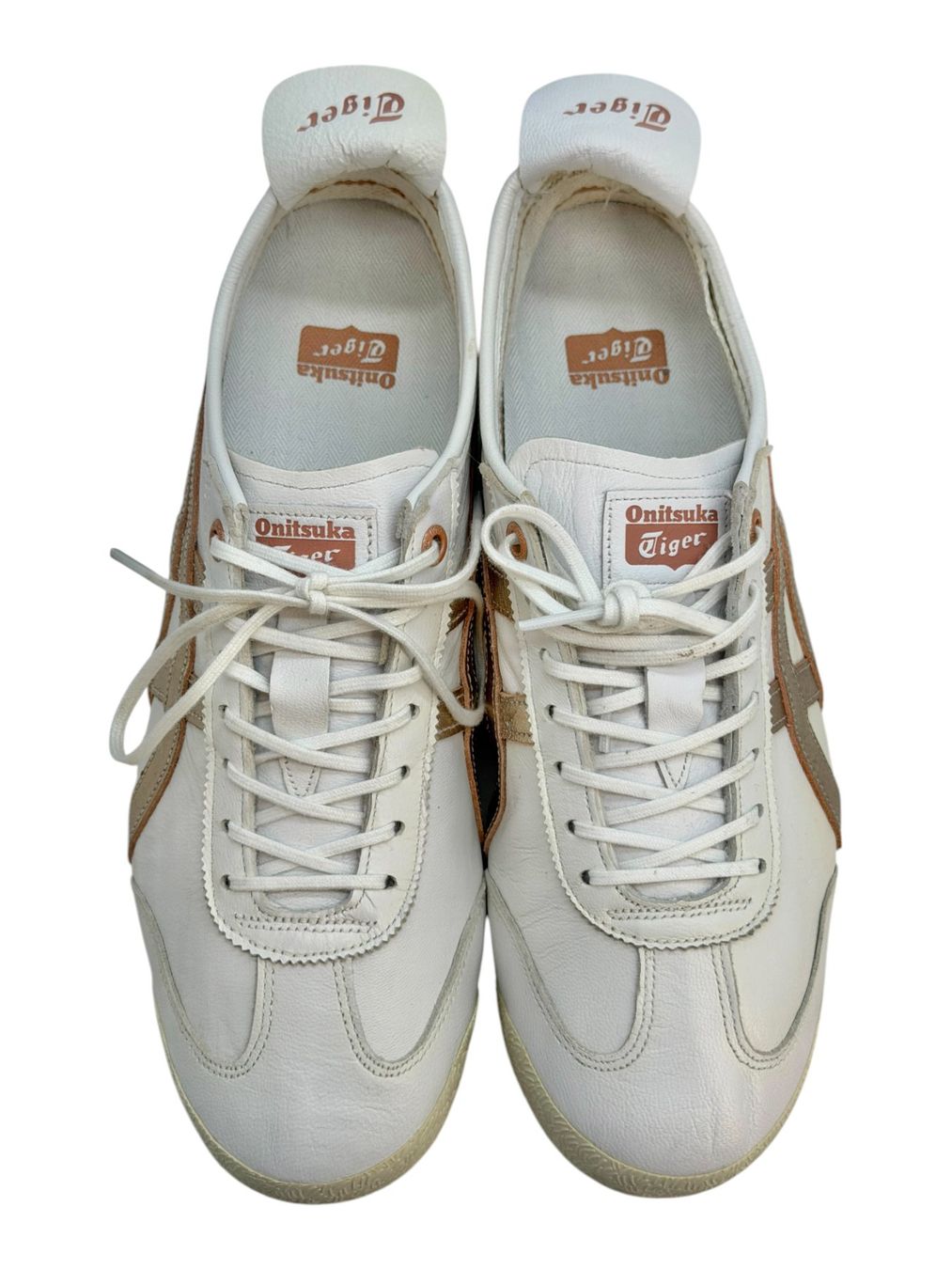 Onitsuka Damenschuhe: Onitsuka Tiger MEXICO 66 SD blanches & dorées Pointure 39.5 – Gebraucht aus Morges von 1tiquaire 2