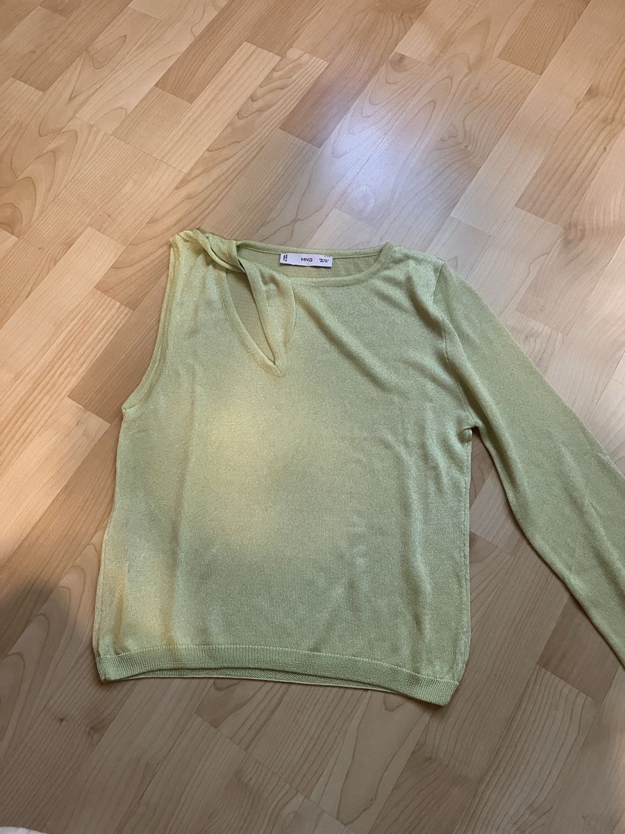 Mango Pullover & Sweatshirts: Damen Pullover MNG hellgrün  – Neu (gemäss Beschreibung) aus Grellingen von nadu17