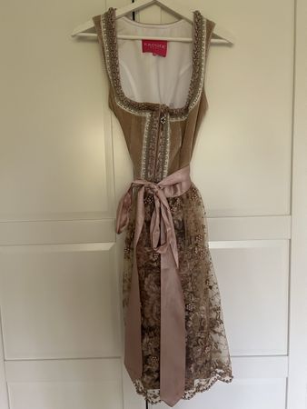 Elegantes Dirndl, Grösse 34, Top Zustand, Samt