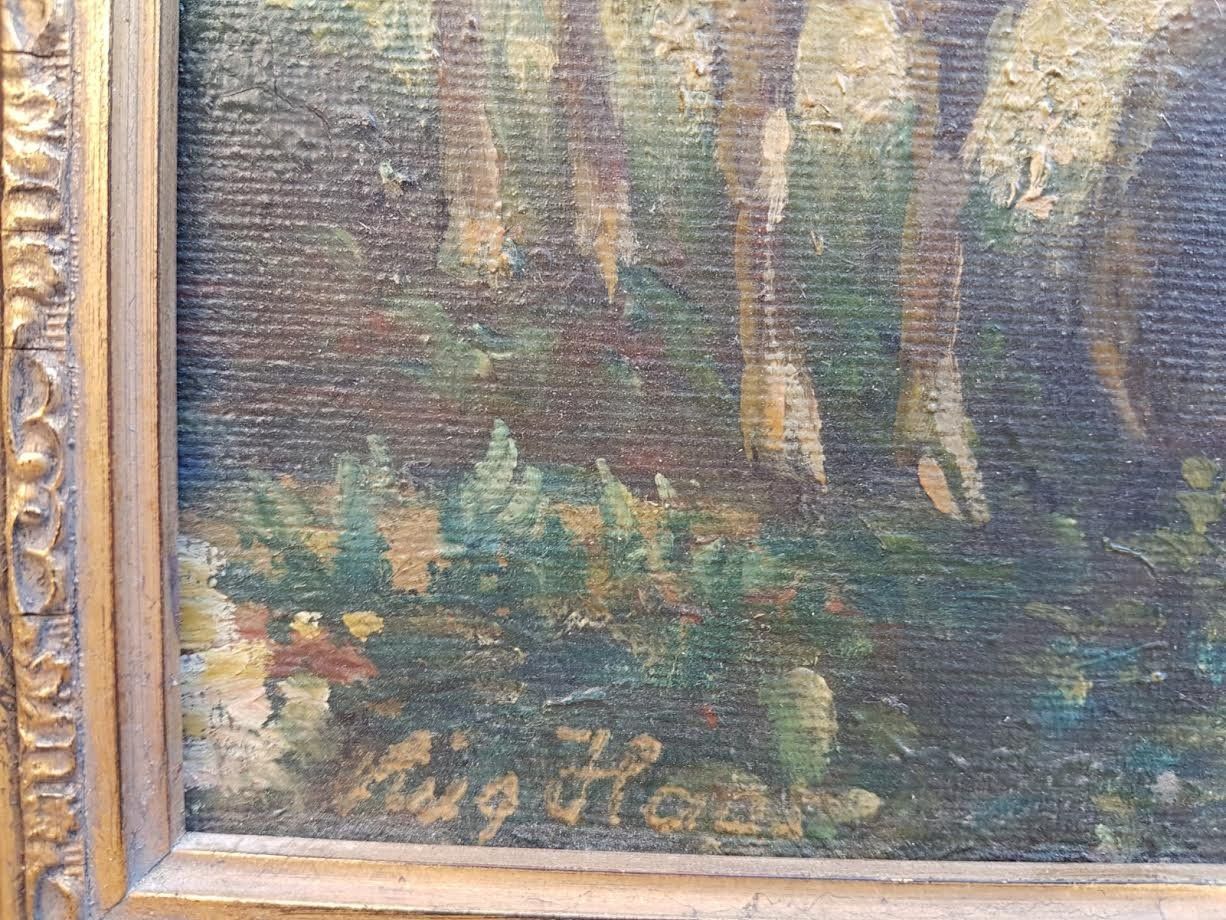 Gemälde: August Haas Ölgemälde Schäferhund signiert mit Rahmen – Neu (gemäss Beschreibung) aus zurich von ARTMYART 2
