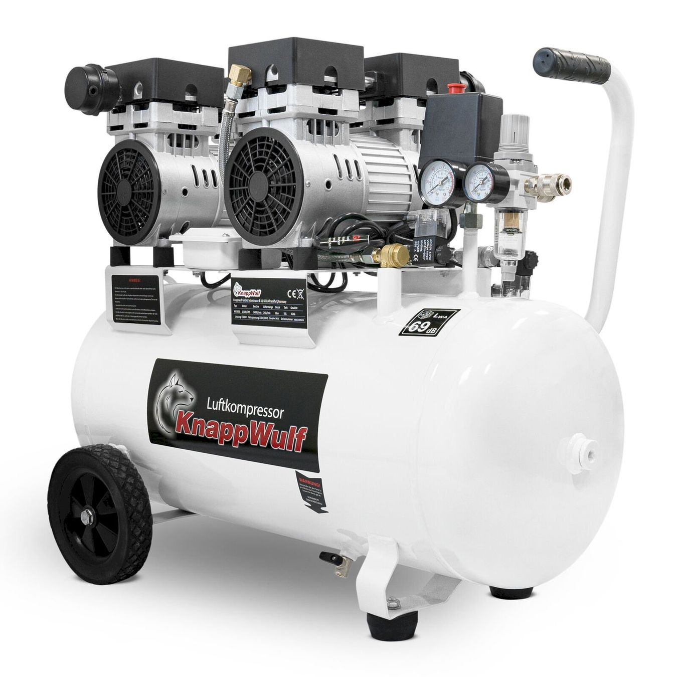 Compressori: Flüster Kompressor KW2050 50L Airbrush – Nuovo e nell'imballaggio originale da Bottighofen venduto da zaap