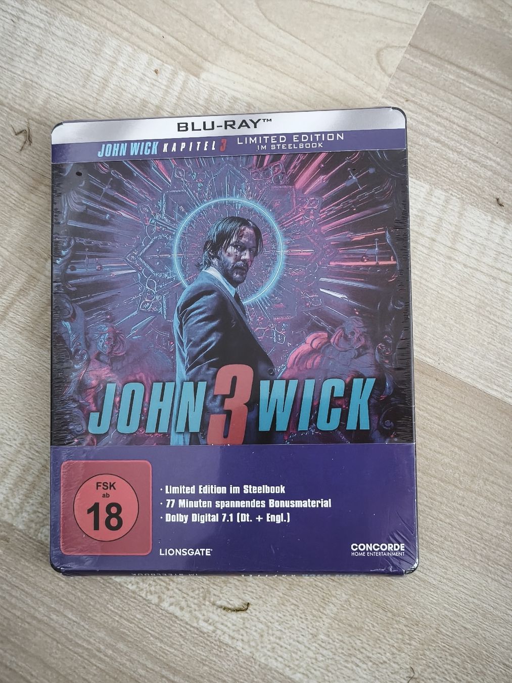 Tutti i DVDs: John Wick 3 Bluray Steelbook – Nuovo e nell'imballaggio originale da Amriswil venduto da gigamix