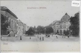 Basel - Bernullianum und Bibliothek - animee belebt