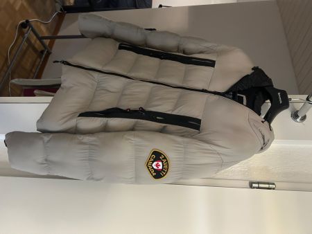 Daunenjacke Zavetti Canada beige Grösse S guter Zustand