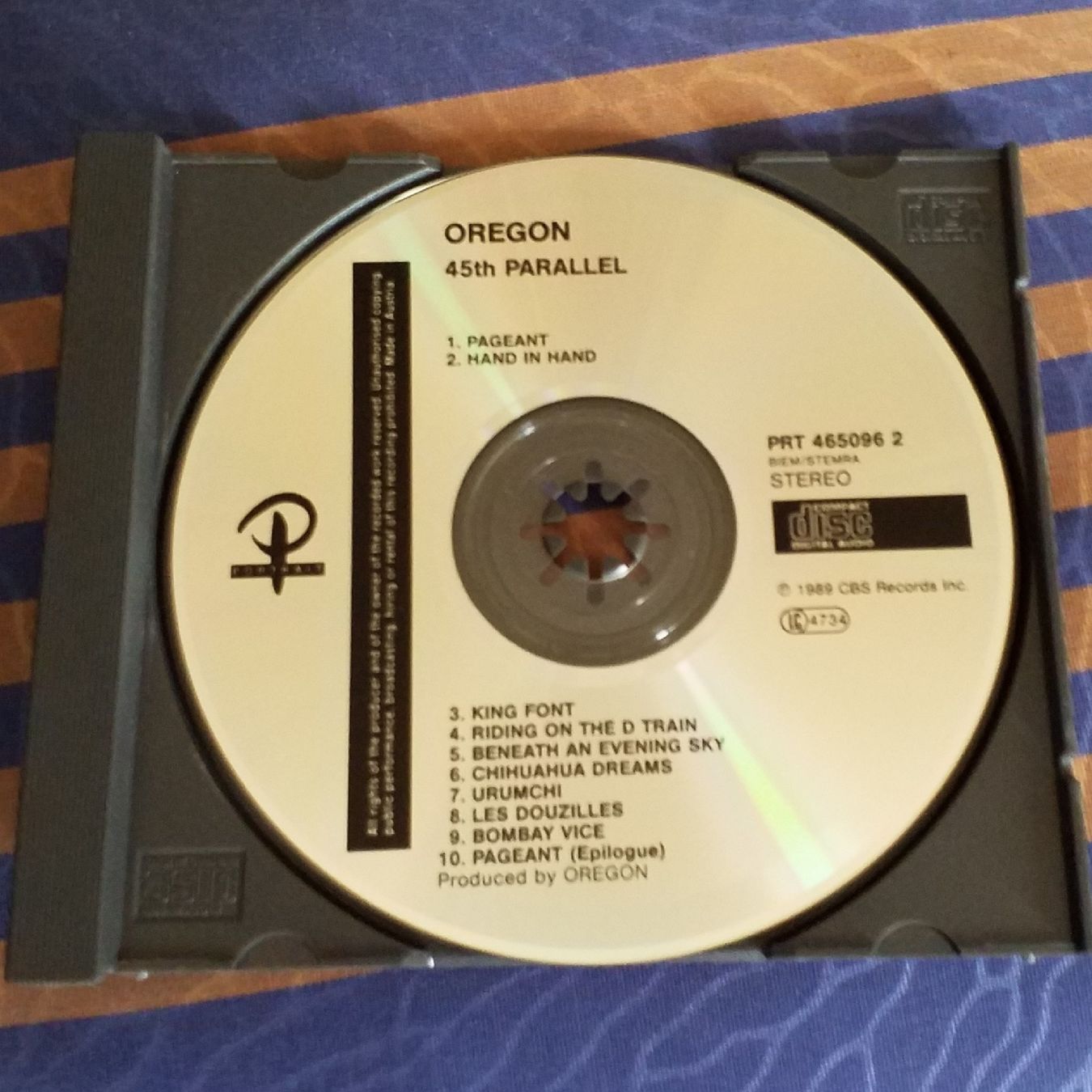 CDs: OREGON,  45 th parallel - 1989 cd  - NEW - – Neu (gemäss Beschreibung) aus Yverdon-les-Bains von Jacotreut 2