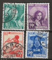 PJ038 - Pro Juventute 1938 obl.